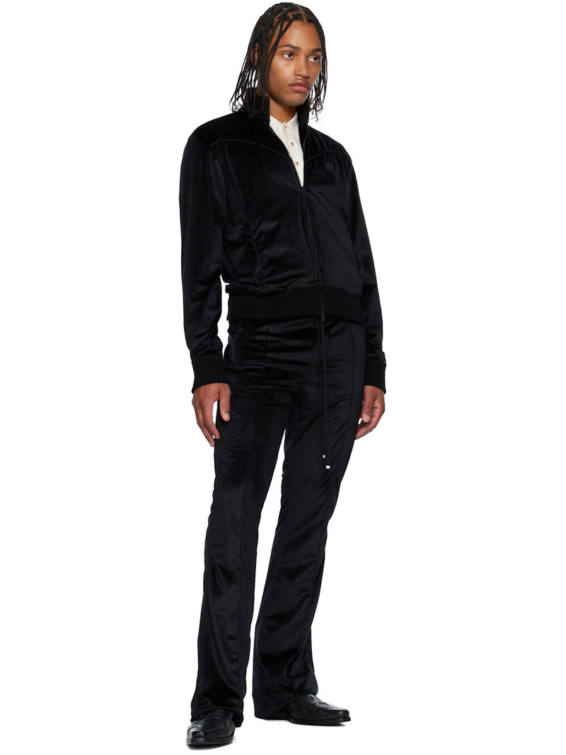 AMIRI Black Velvet Track Jacket outlook