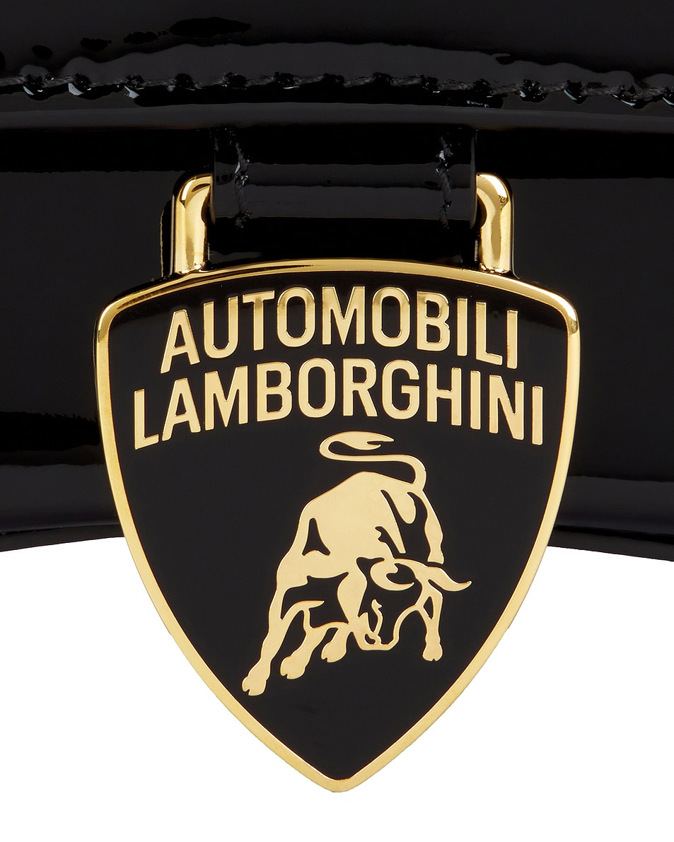 X Lamborghini Hourglass Small Top Handle Bag - 7