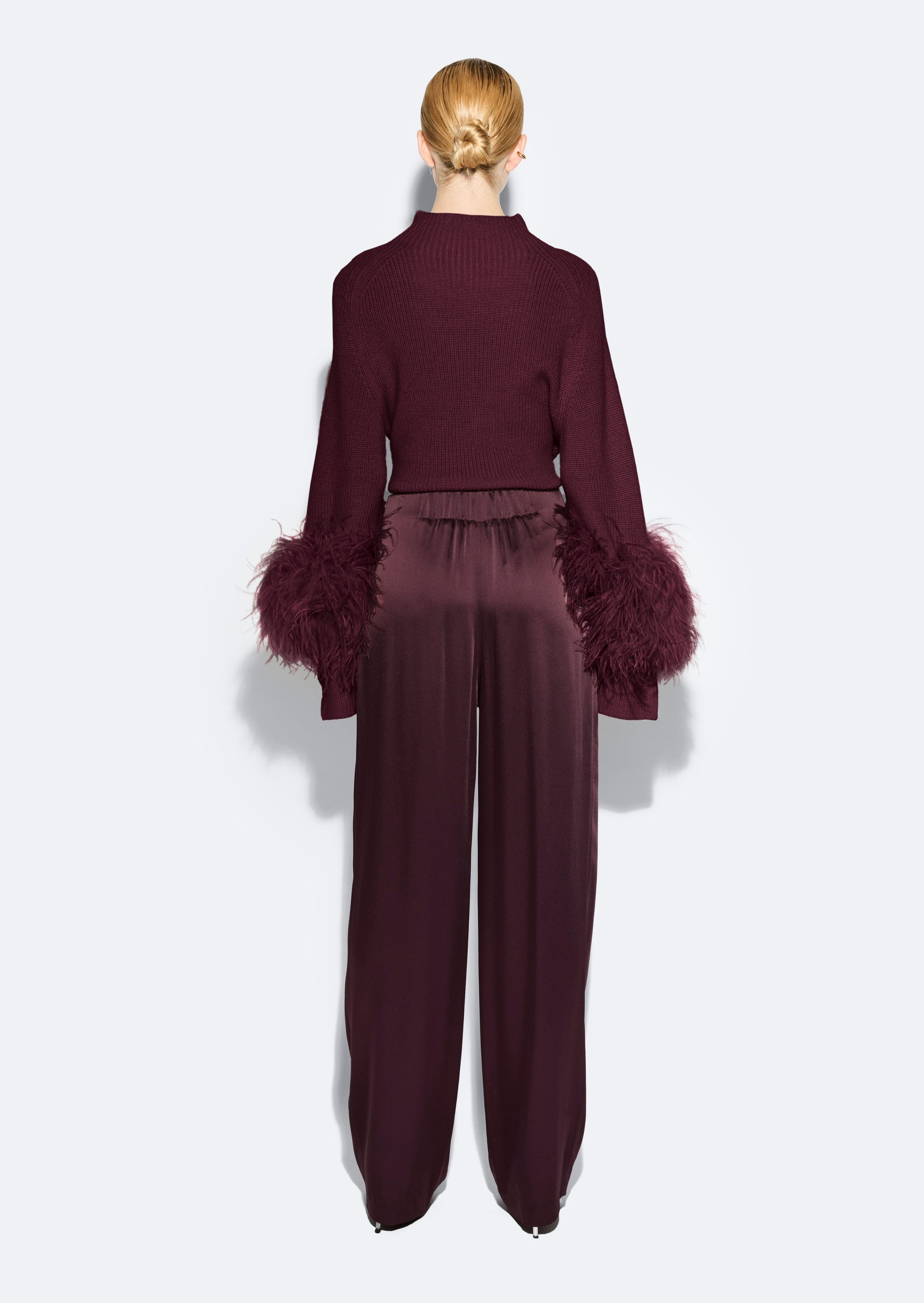 Satin Relaxed Pant - 3