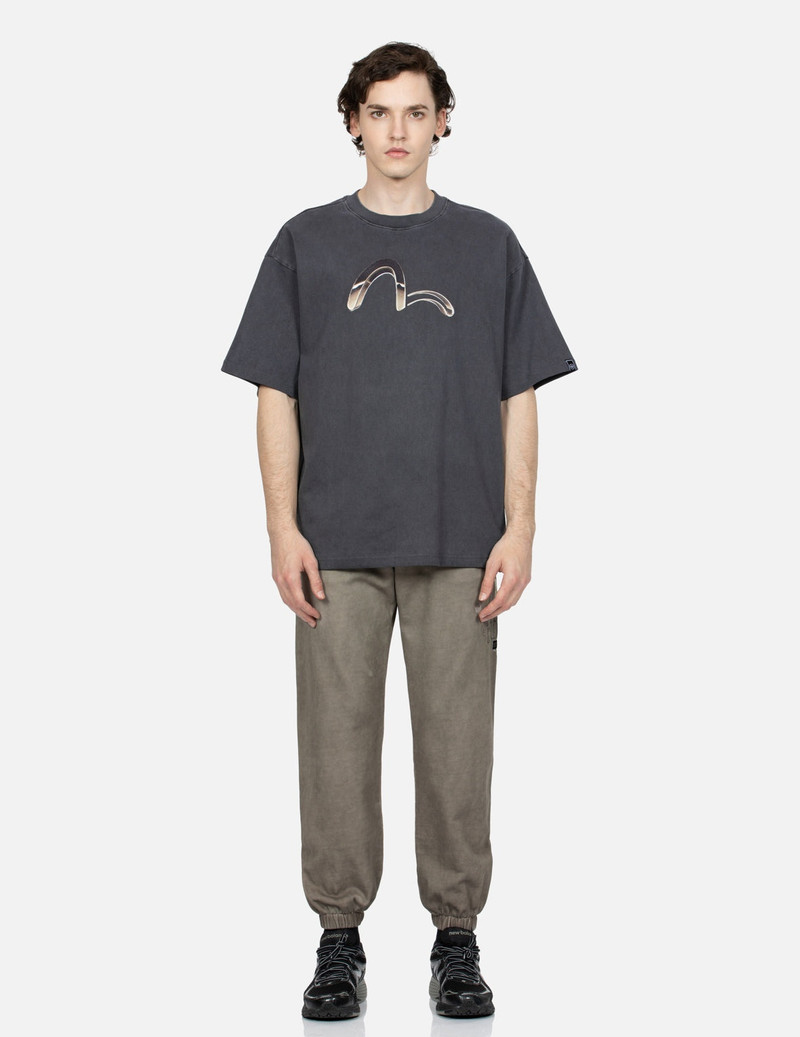 Metallic Logo Print Boxy Fit  T-shirt 6