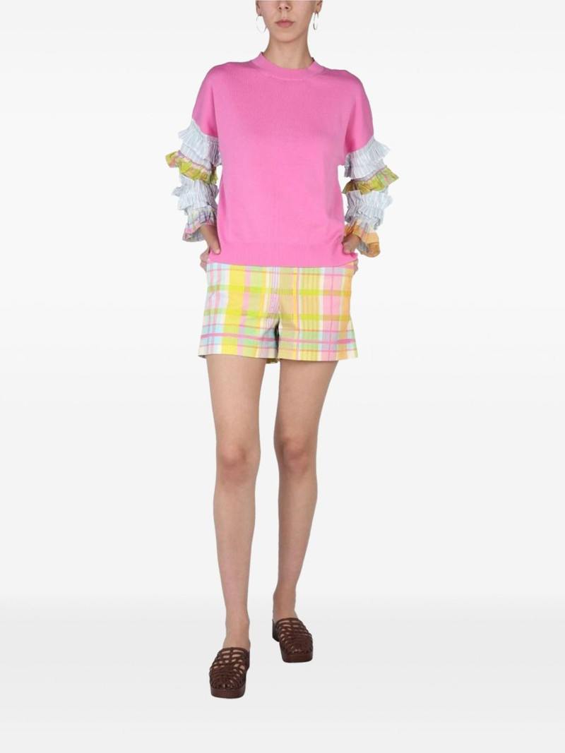 Moschino ruffled-sleeve sweater outlook