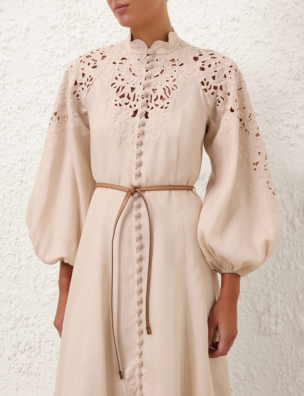 WYLIE EMBROIDERED BILLOW DRESS - 5