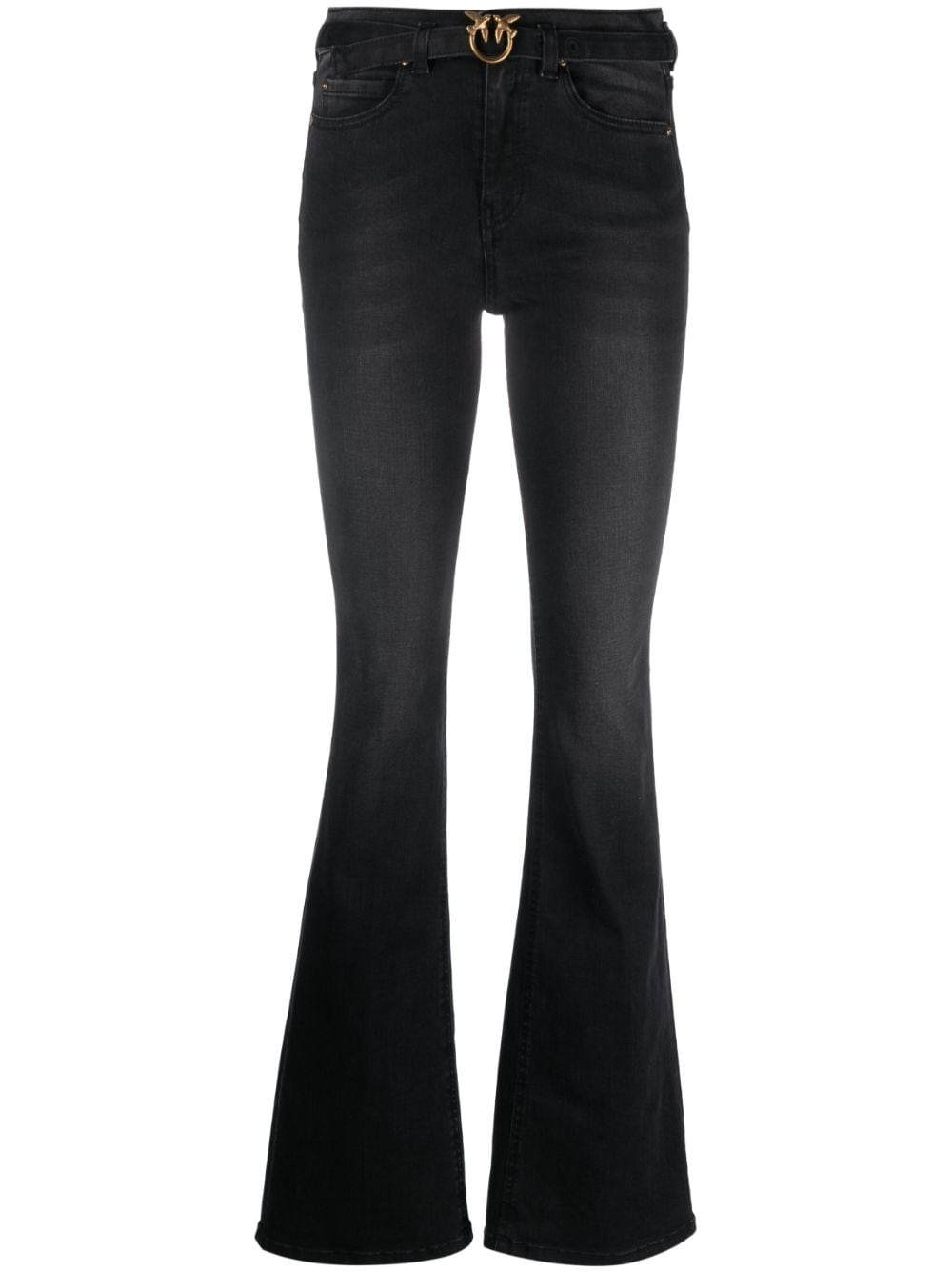 Flora belted flared jeans - 1