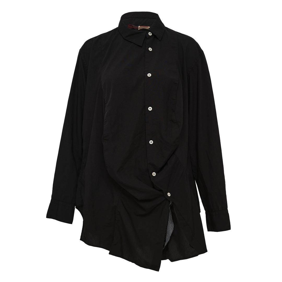 Polyester Broad Asymmetrical Blouse - 1