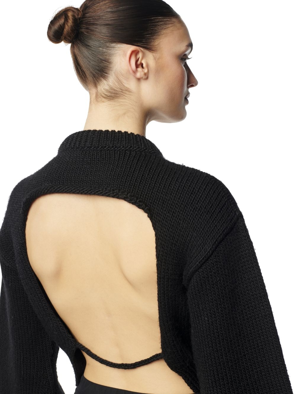 Crop Crewneck Back Cut Out - 5