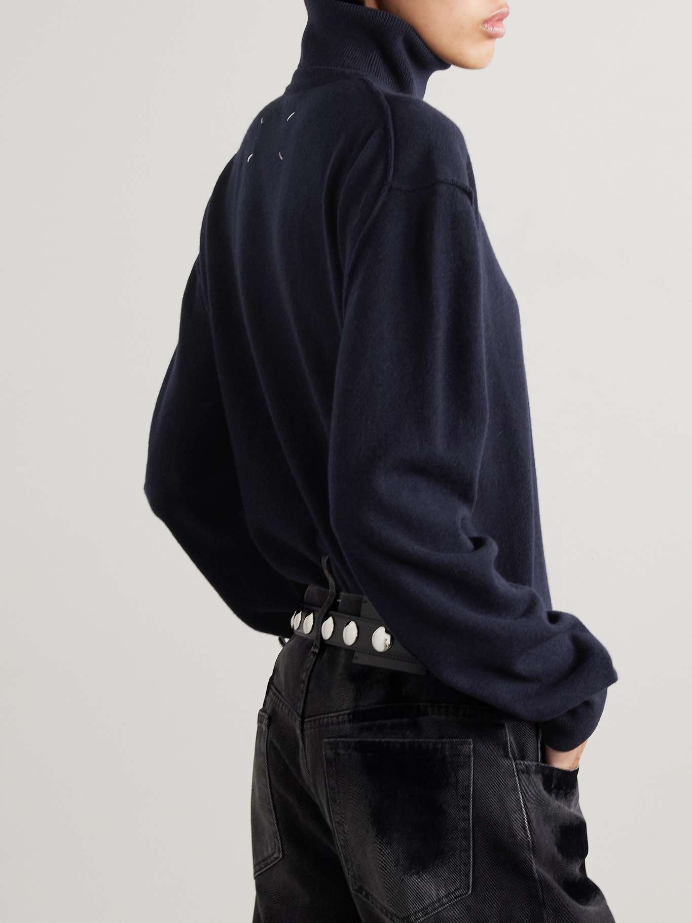 Wool and cashmere-blend turtleneck bodysuit - 3
