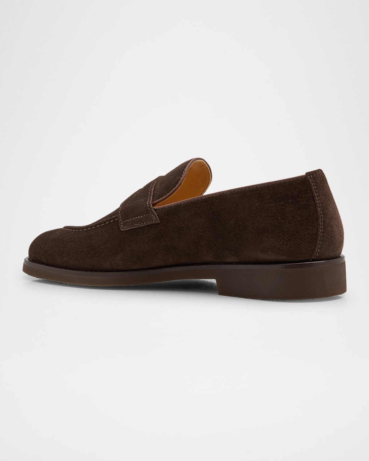 Men's Flex-Sole Suede Penny Loafers - 2