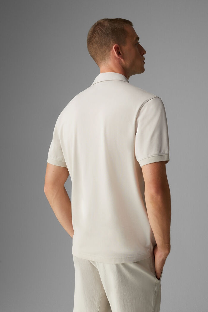 Timo Piqué polo shirt in Light beige - 3