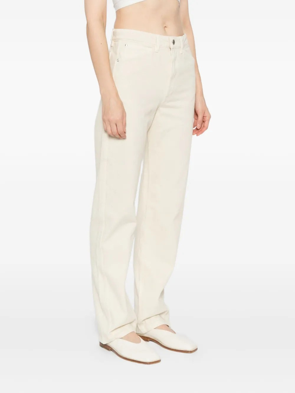 COTTON DENIM TROUSERS - 4