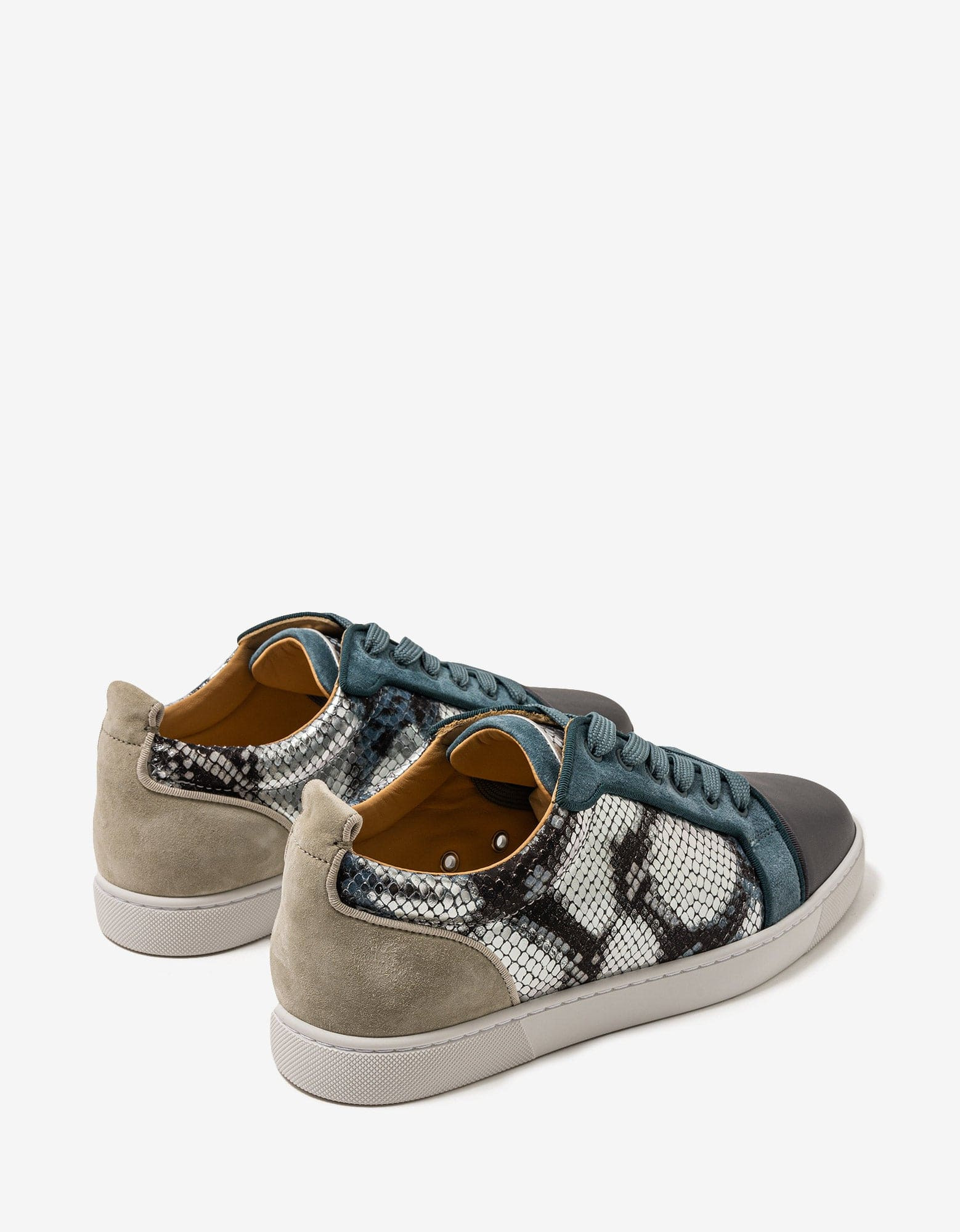 Christian Louboutin Louis Junior Amazonia Blue Trainers - 7