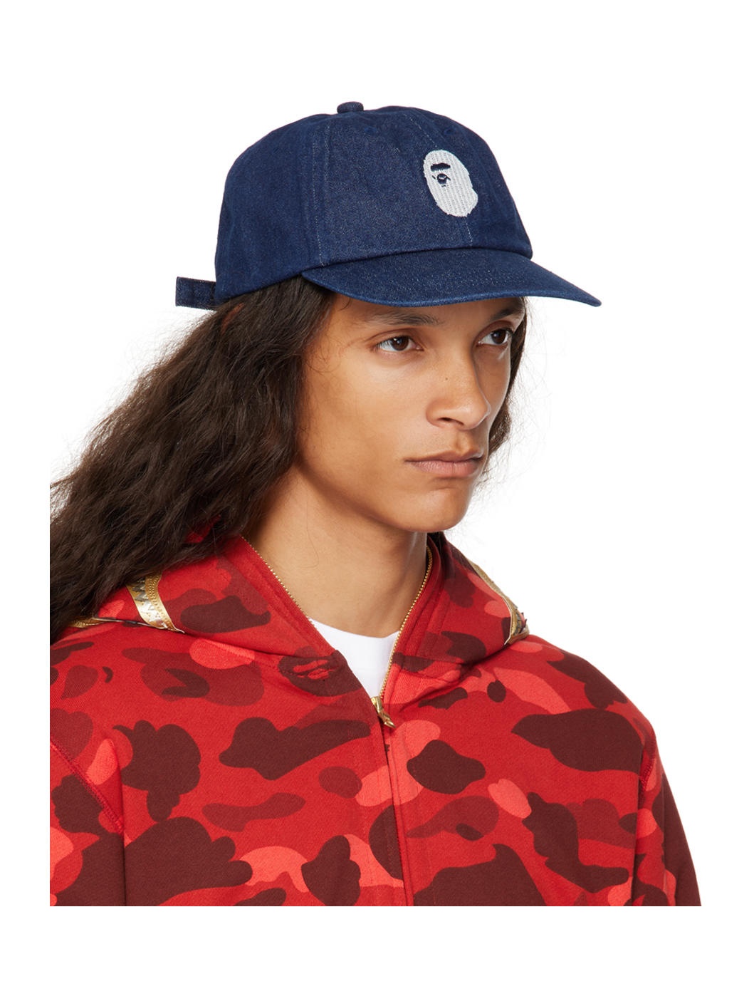 Navy Ape Head Cap - 2