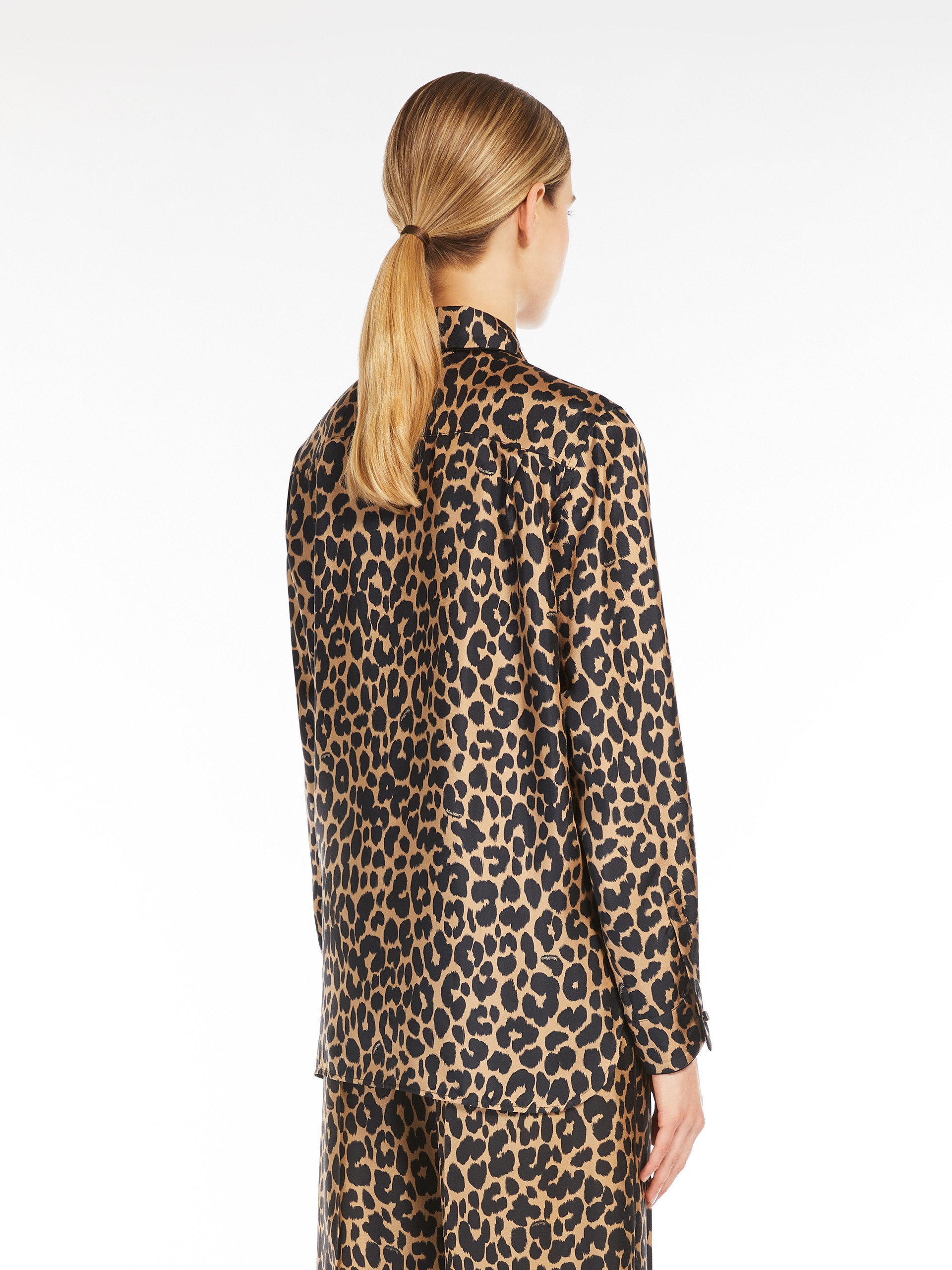 ETNA Printed silk twill shirt - 4