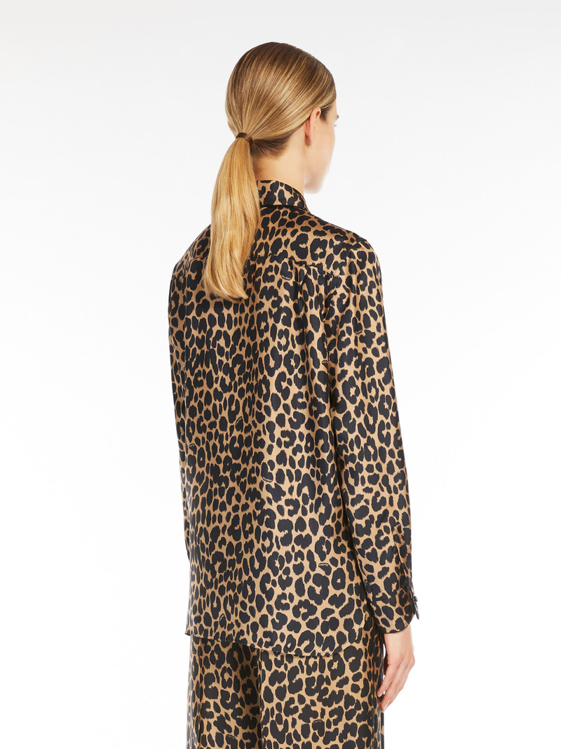ETNA Printed silk twill shirt 4