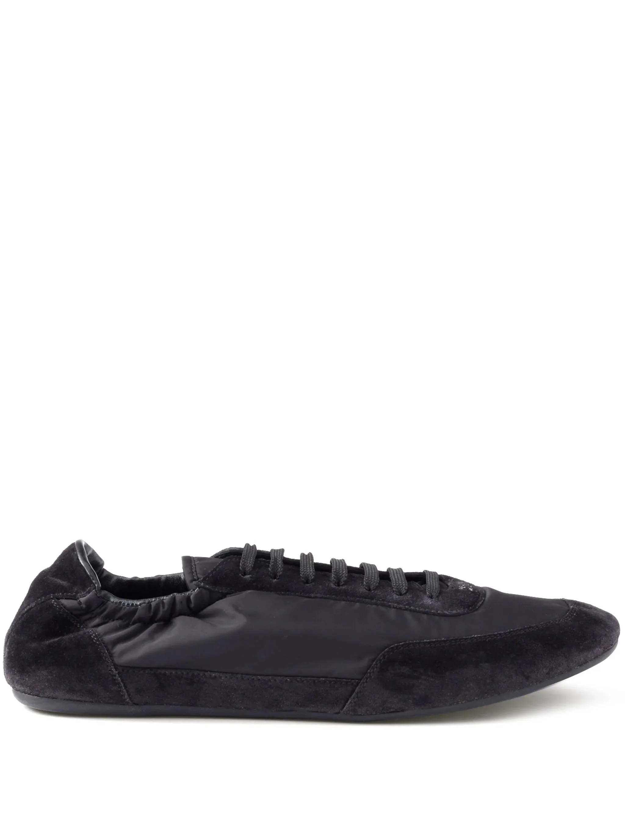 Collapse Re-Nylon suede sneakers - 1