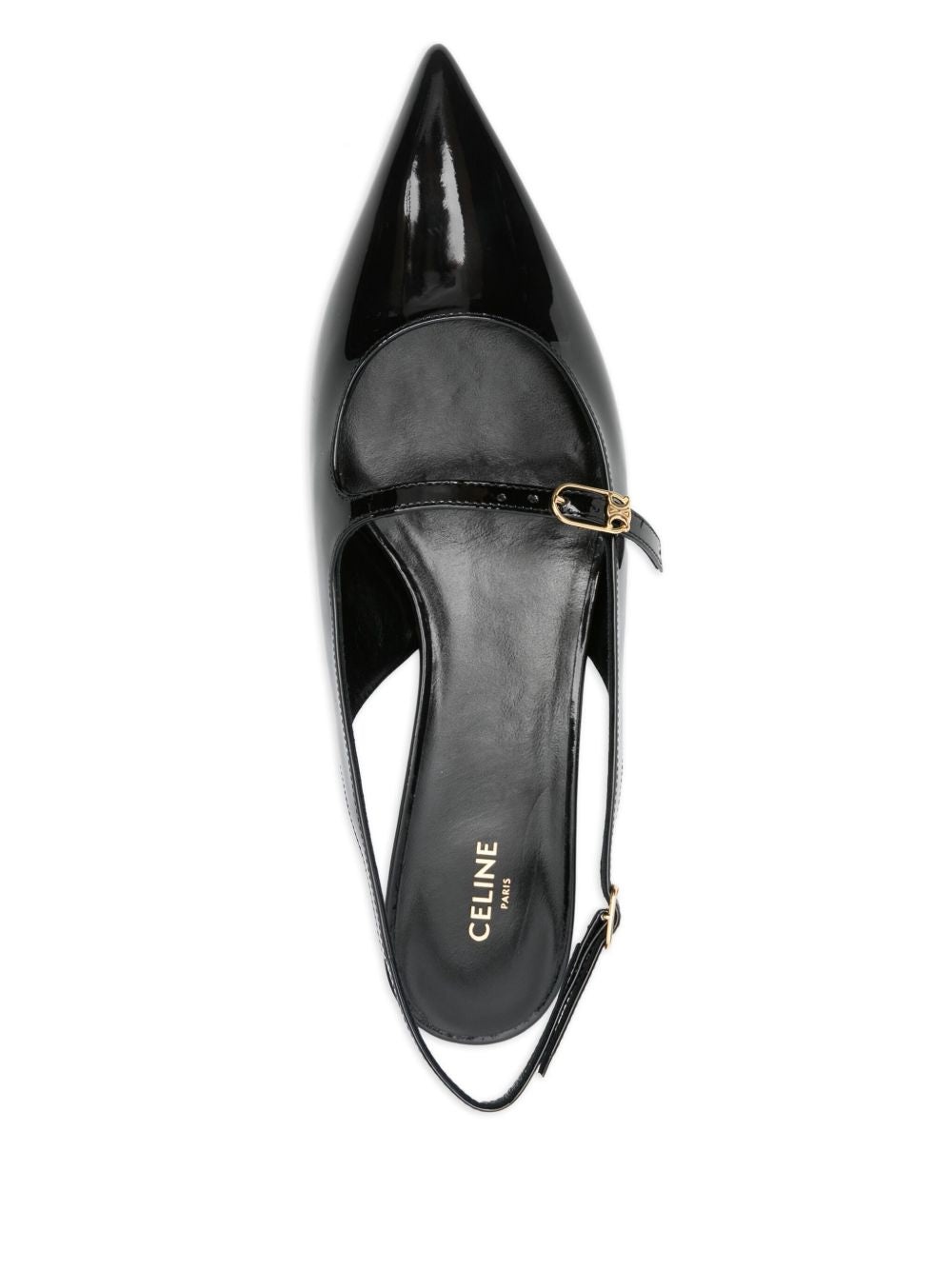 バレエシューズ Celine Ballerina Judy In Vernice CELINE Celine Women Judy Slingback Ballerina | luosophy