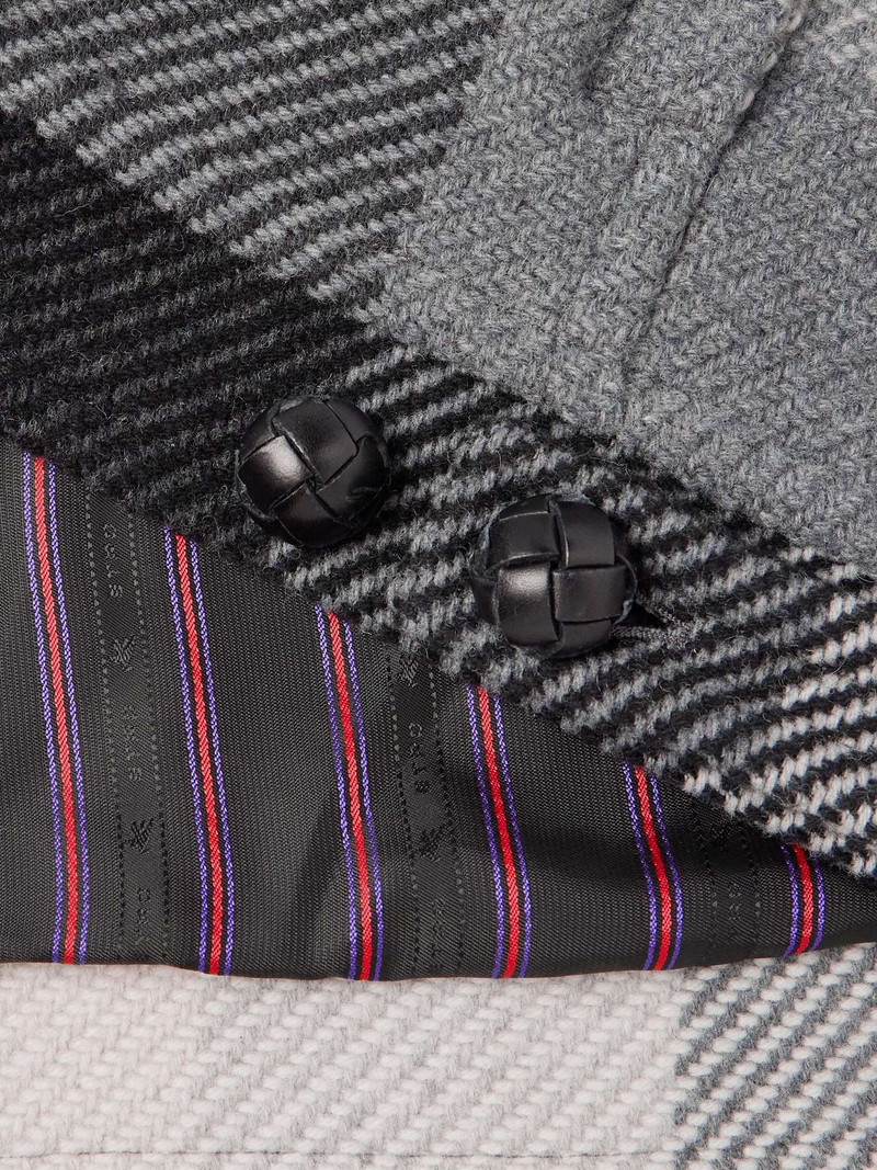 Checked Wool-Blend Twill 재킷 3