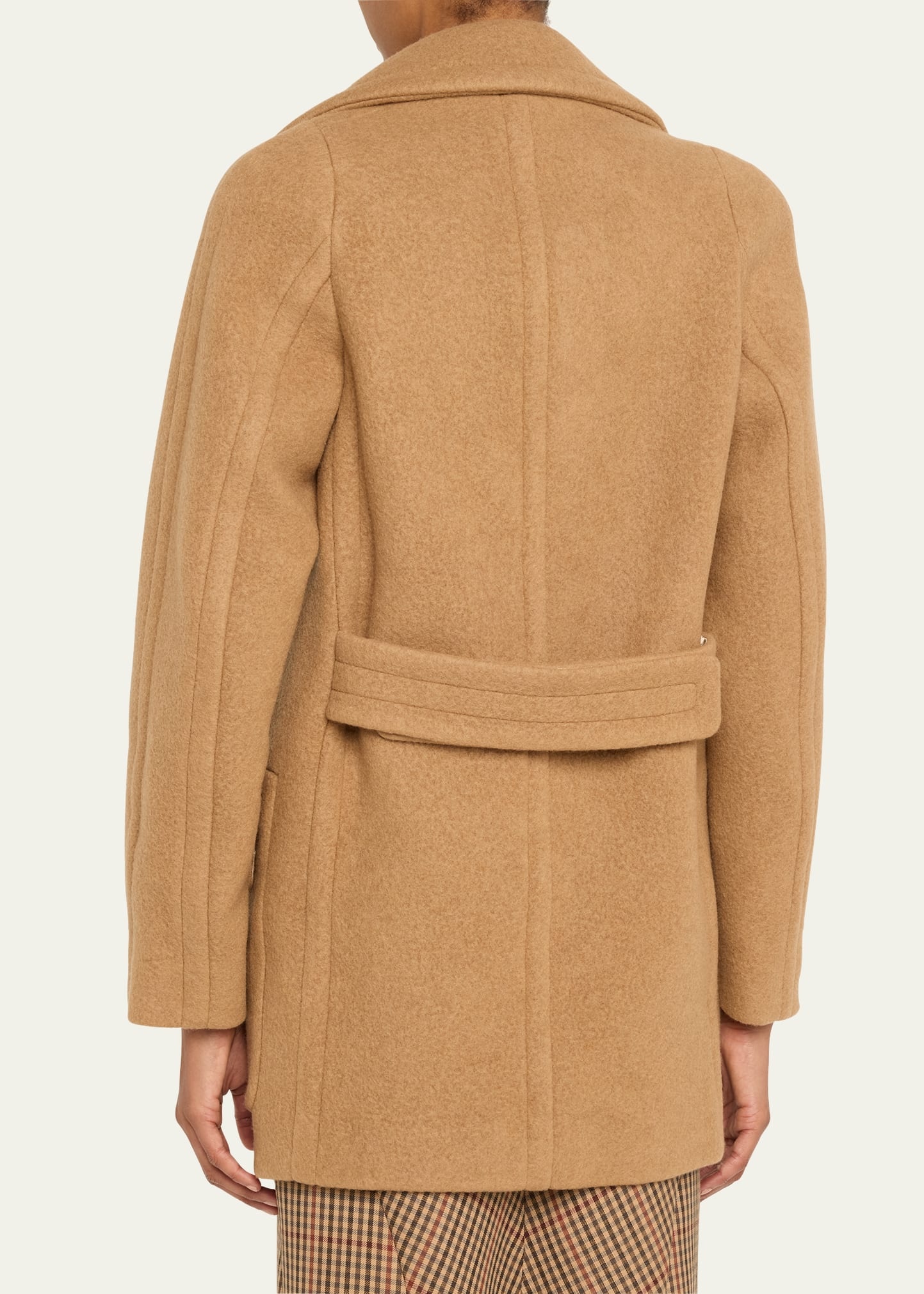 Randia Double-Breasted Wool Coat - 3