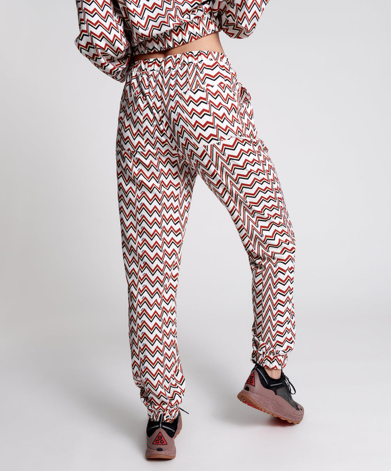O.T.S Heartline Track Pants - Red White 4