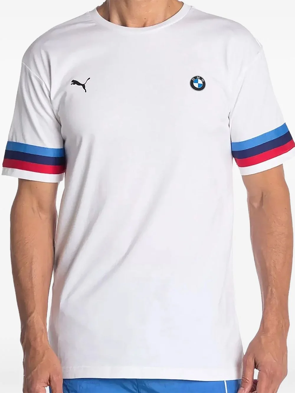 BMW Motorsport striped-detail T-shirt - 1