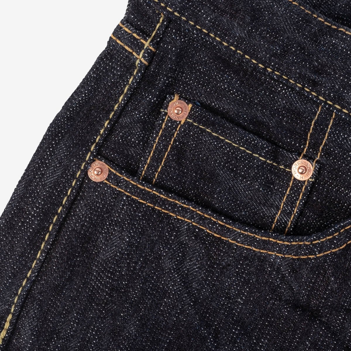 IH-634S-SLB 16oz Slubby Selvedge Denim Straight Cut Jeans - Indigo - 9