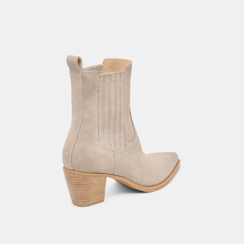 SLIM BOOTIES TAUPE SUEDE 3