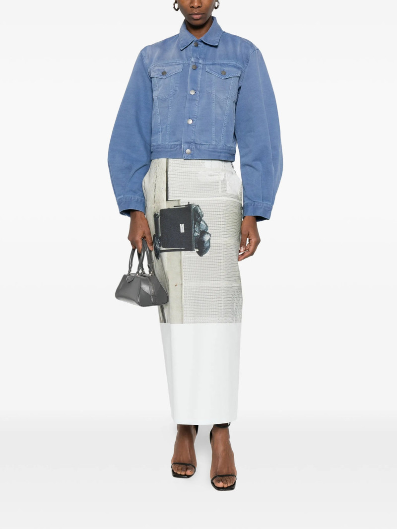 Haikure Button Denim Jacket 5