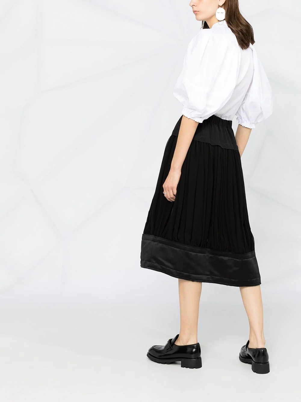 pleated midi skirt - 4