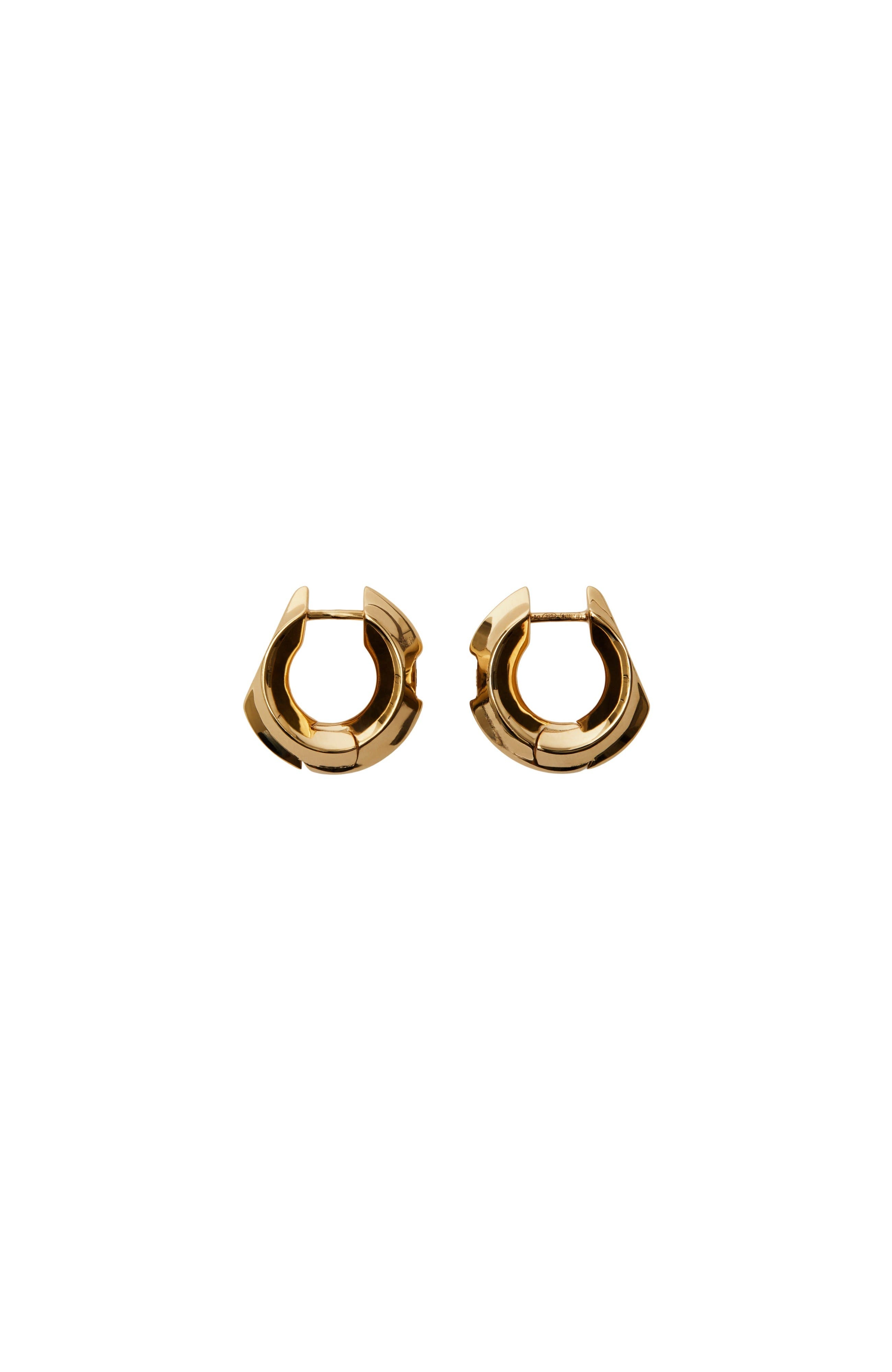 burberry Small Hollow Hoop Earrings in Gold at Nordstrom - 1