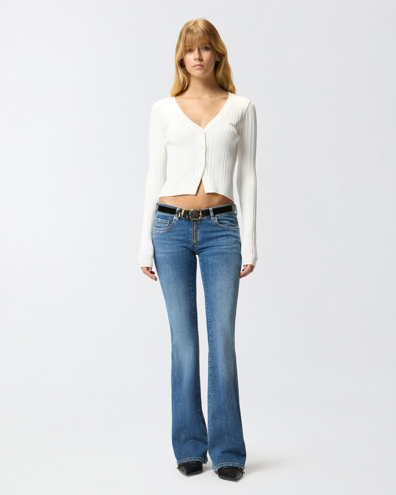 PINKO FLARED LOW-RISE JEANS outlook