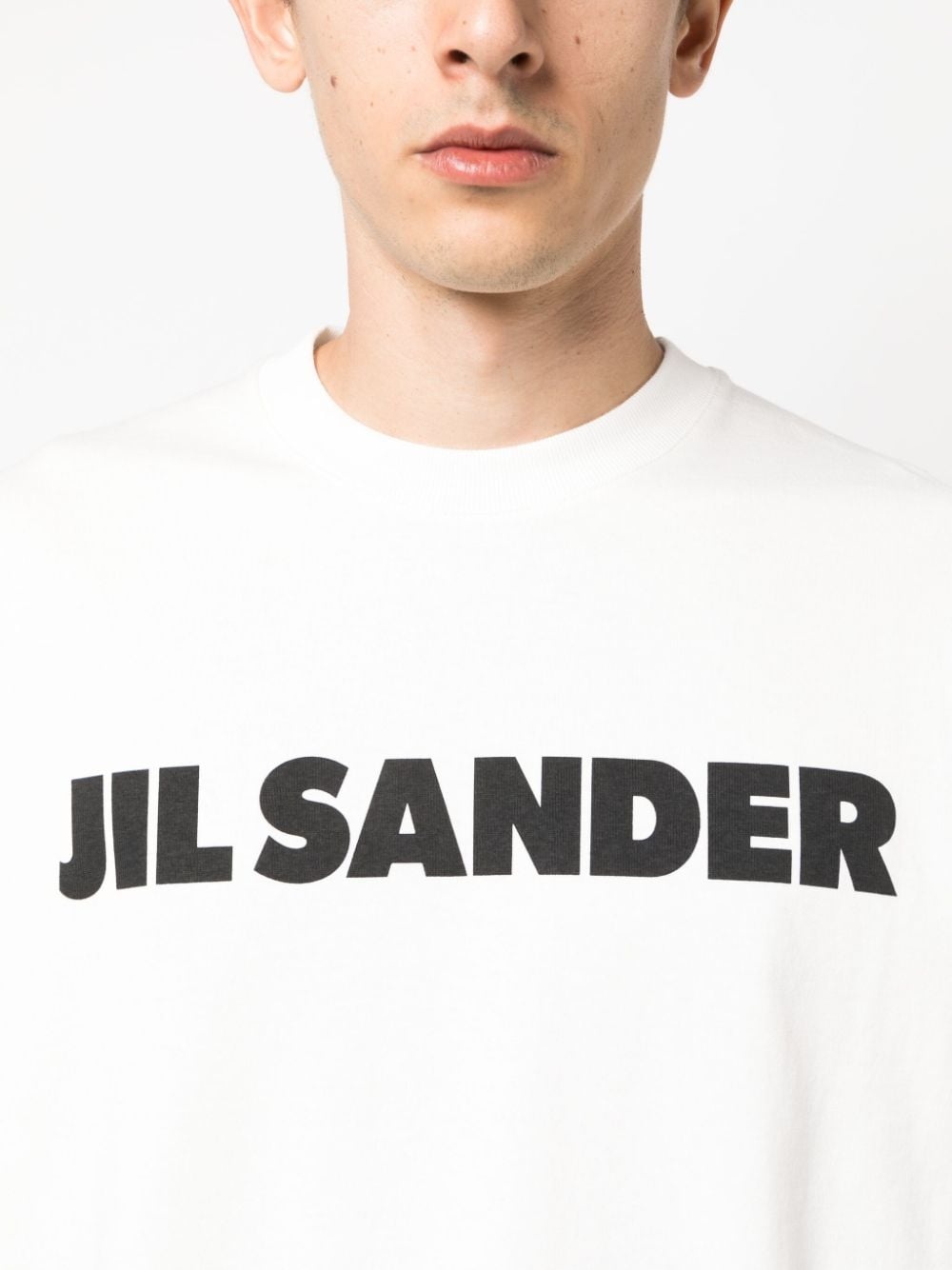 logo-print cotton sweatshirt - 5