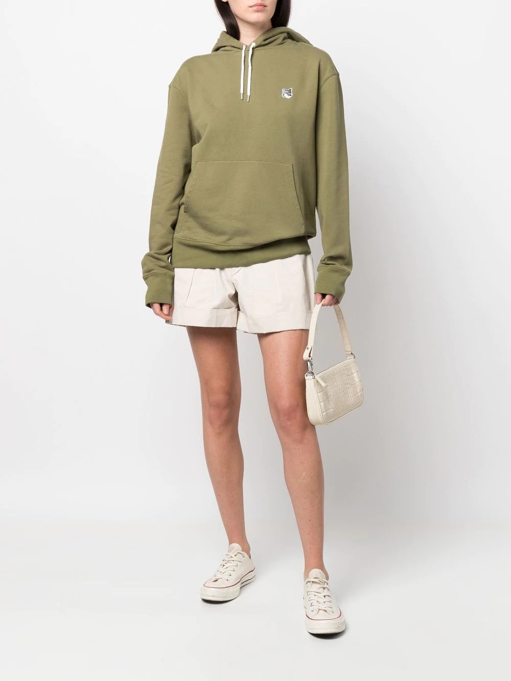 drawstring cotton hoodie - 3