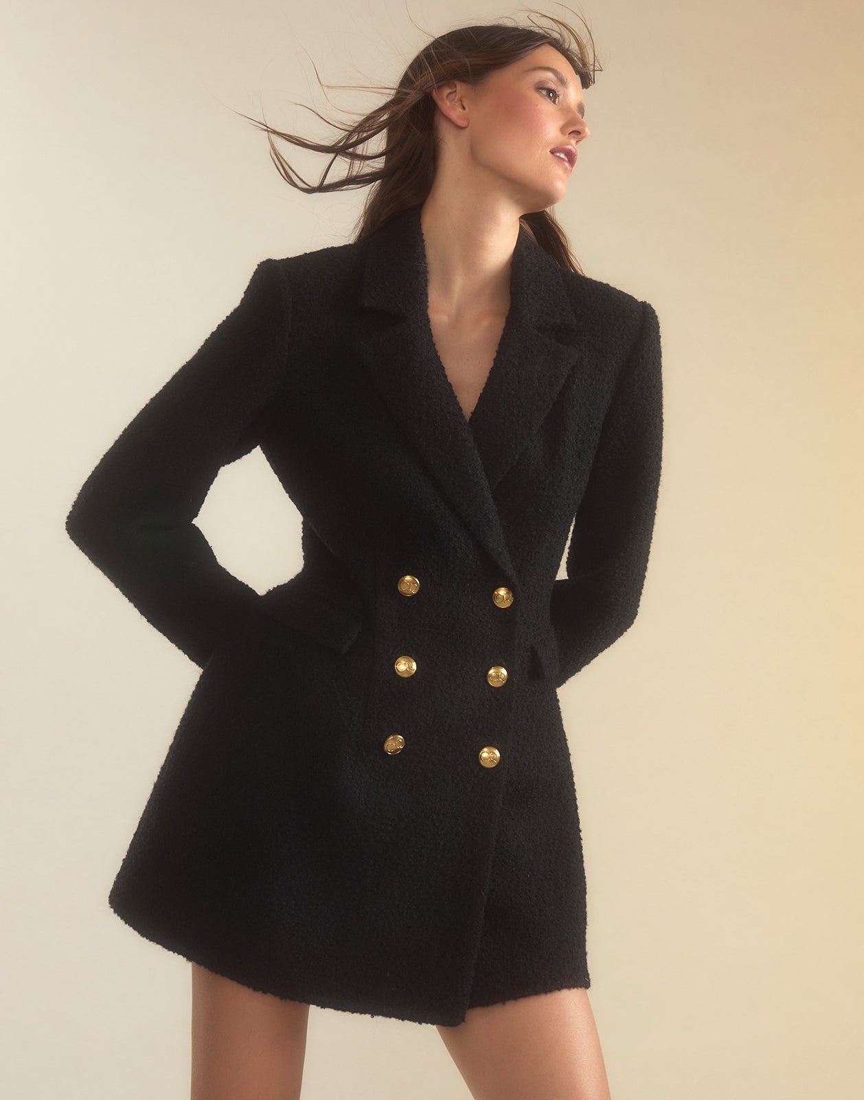 Bardot Bouclé Blazer Dress - 1