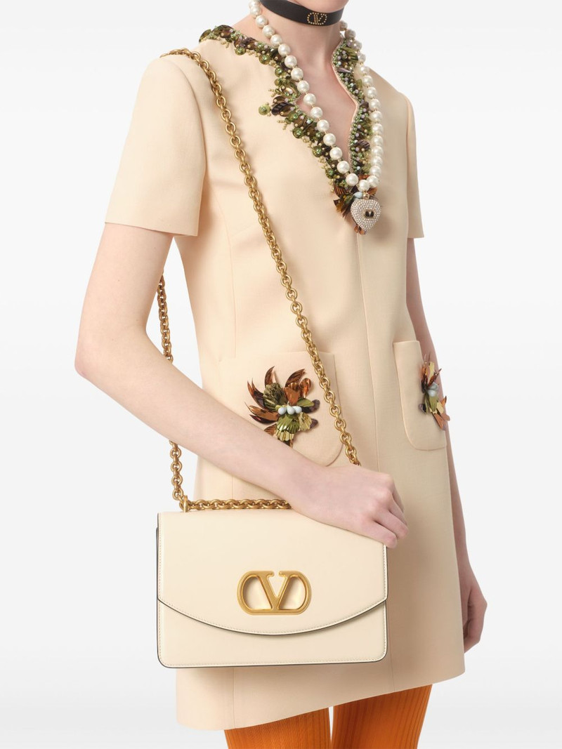 Crepe Couture embroidered mini dress 6