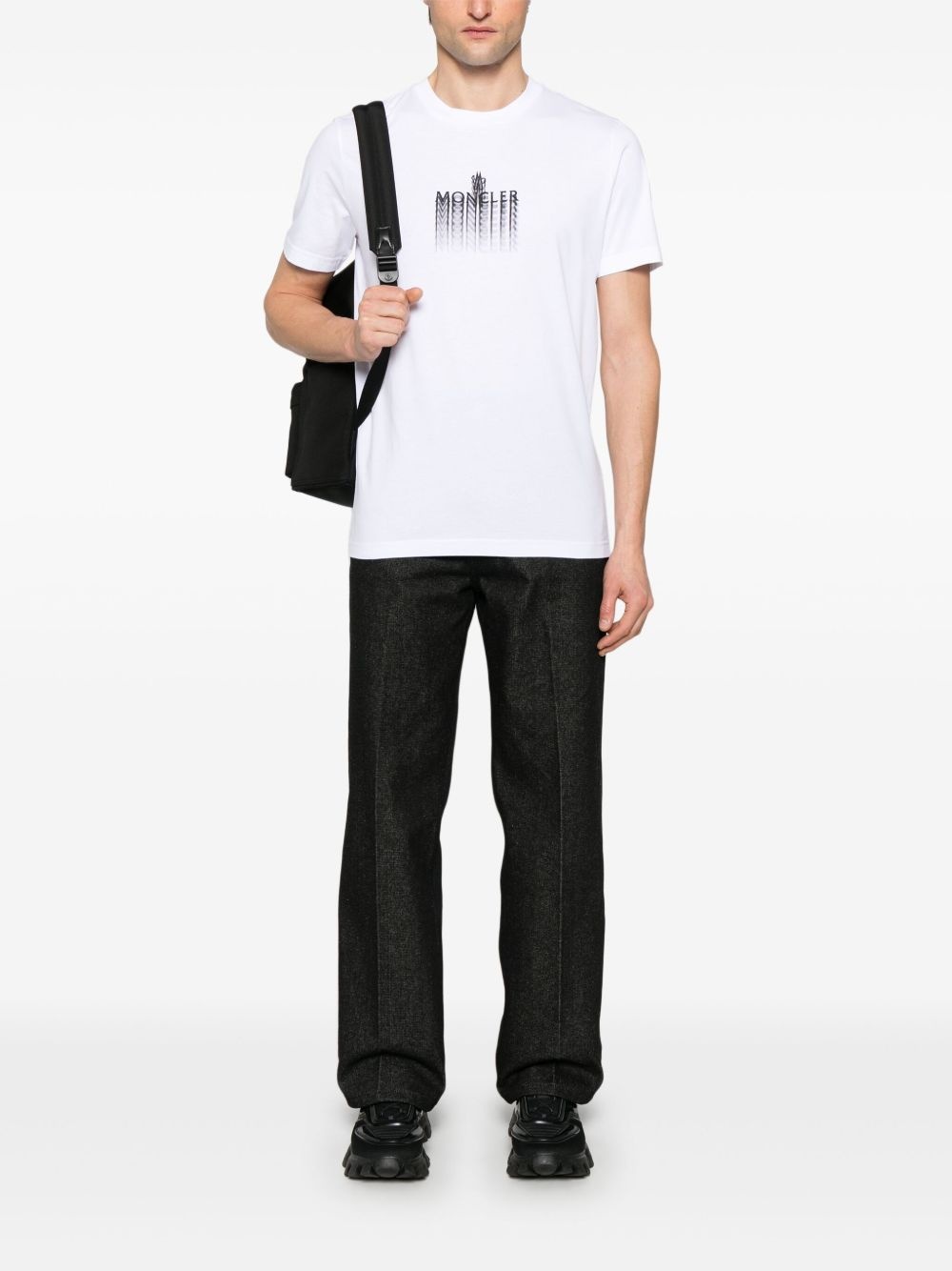 faded-logo cotton T-shirt - 2