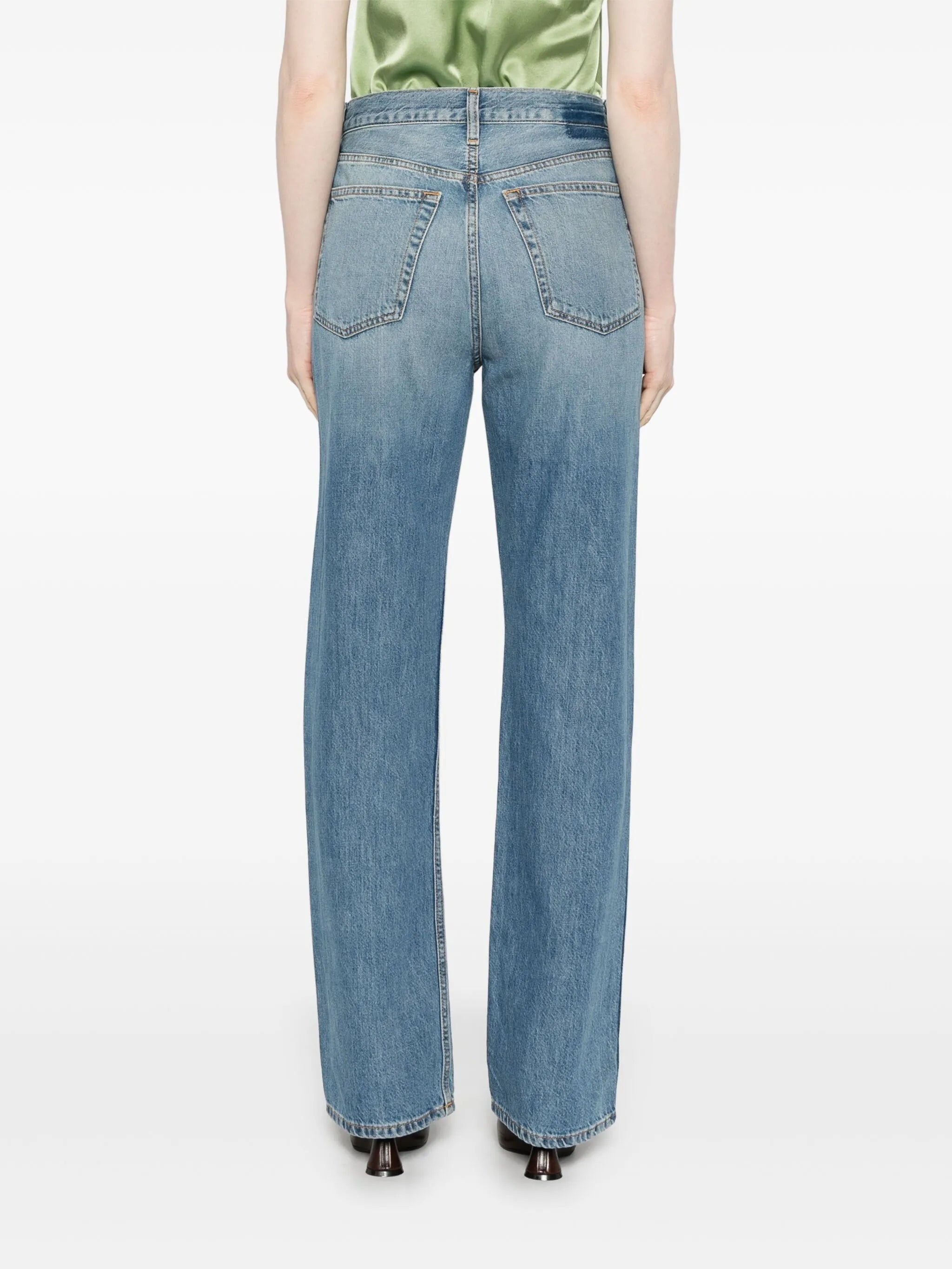 High-rise Straight-leg Jeans - 5
