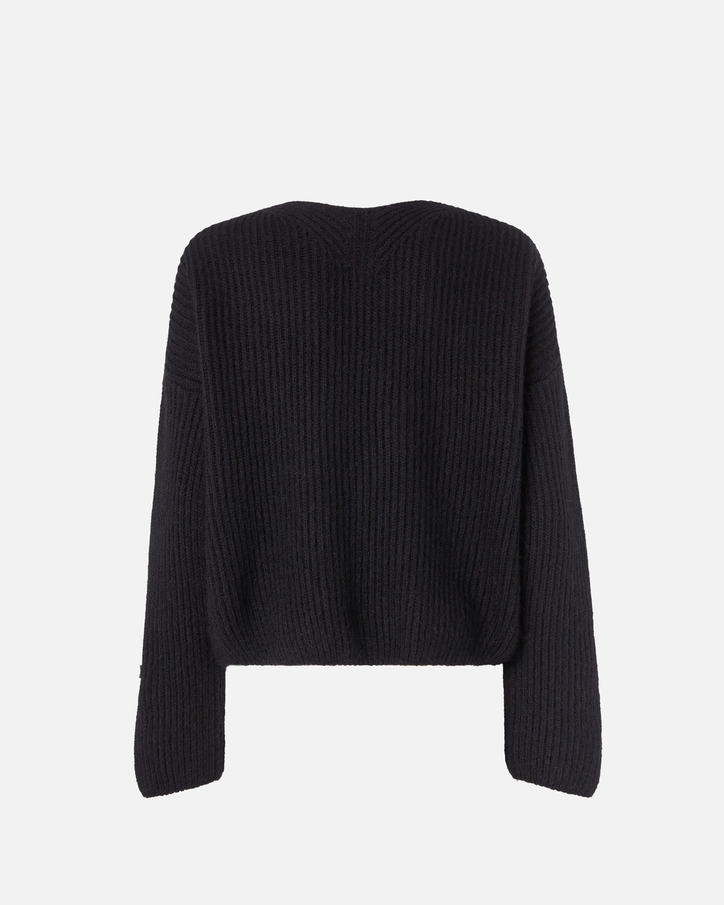 V-NECK RIB JUMPER - 6