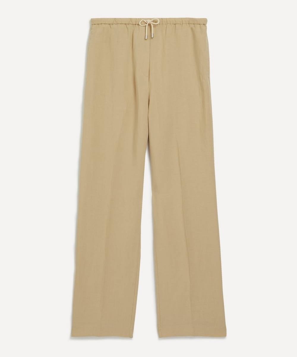 Totême Press-Creased Drawstring Trousers | REVERSIBLE