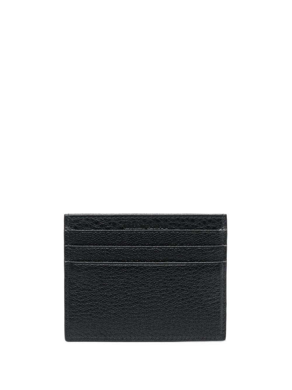 GRAINED-TEXTURED LEATHER CARD HOLDER - 2