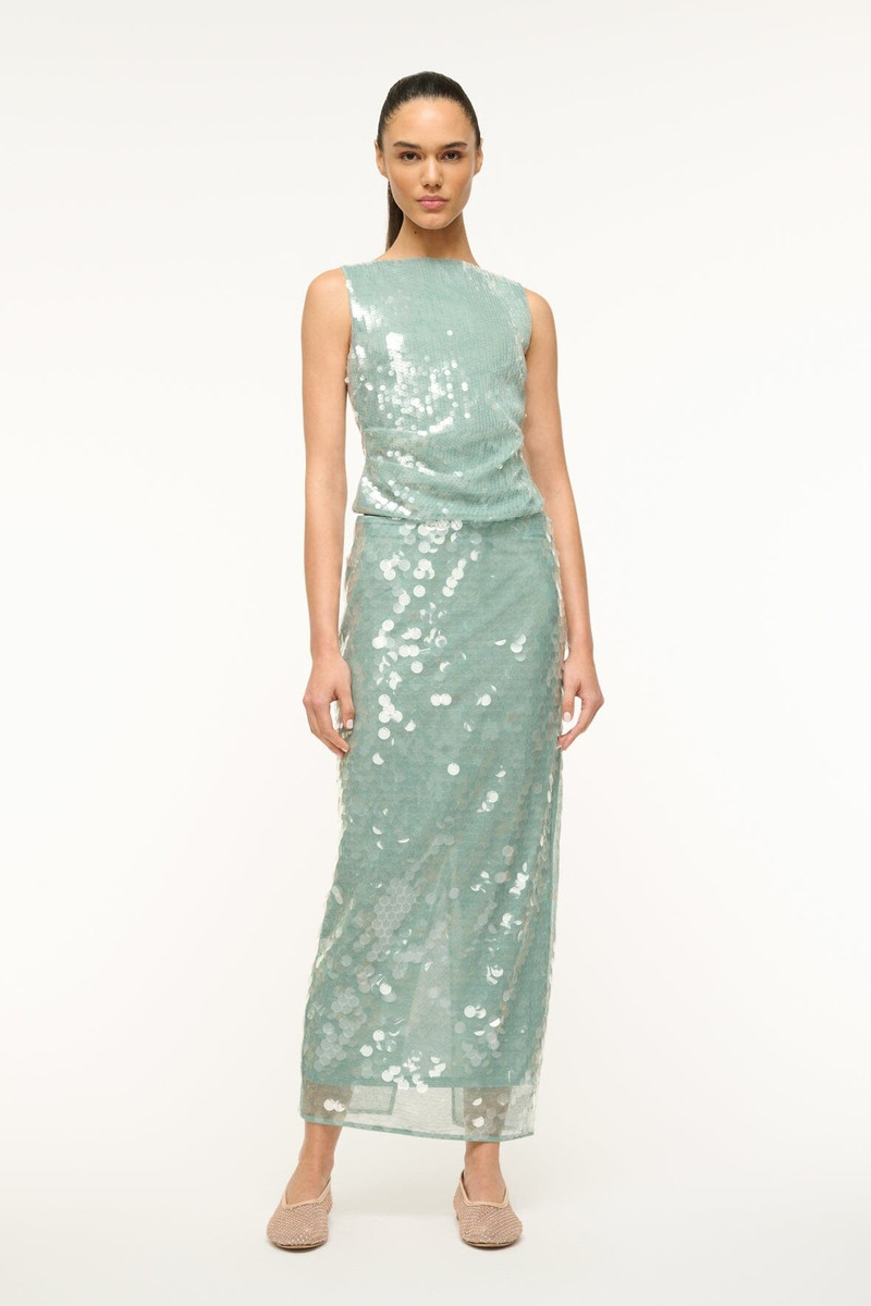 STAUD STAUD CASEY SKIRT MIST outlook