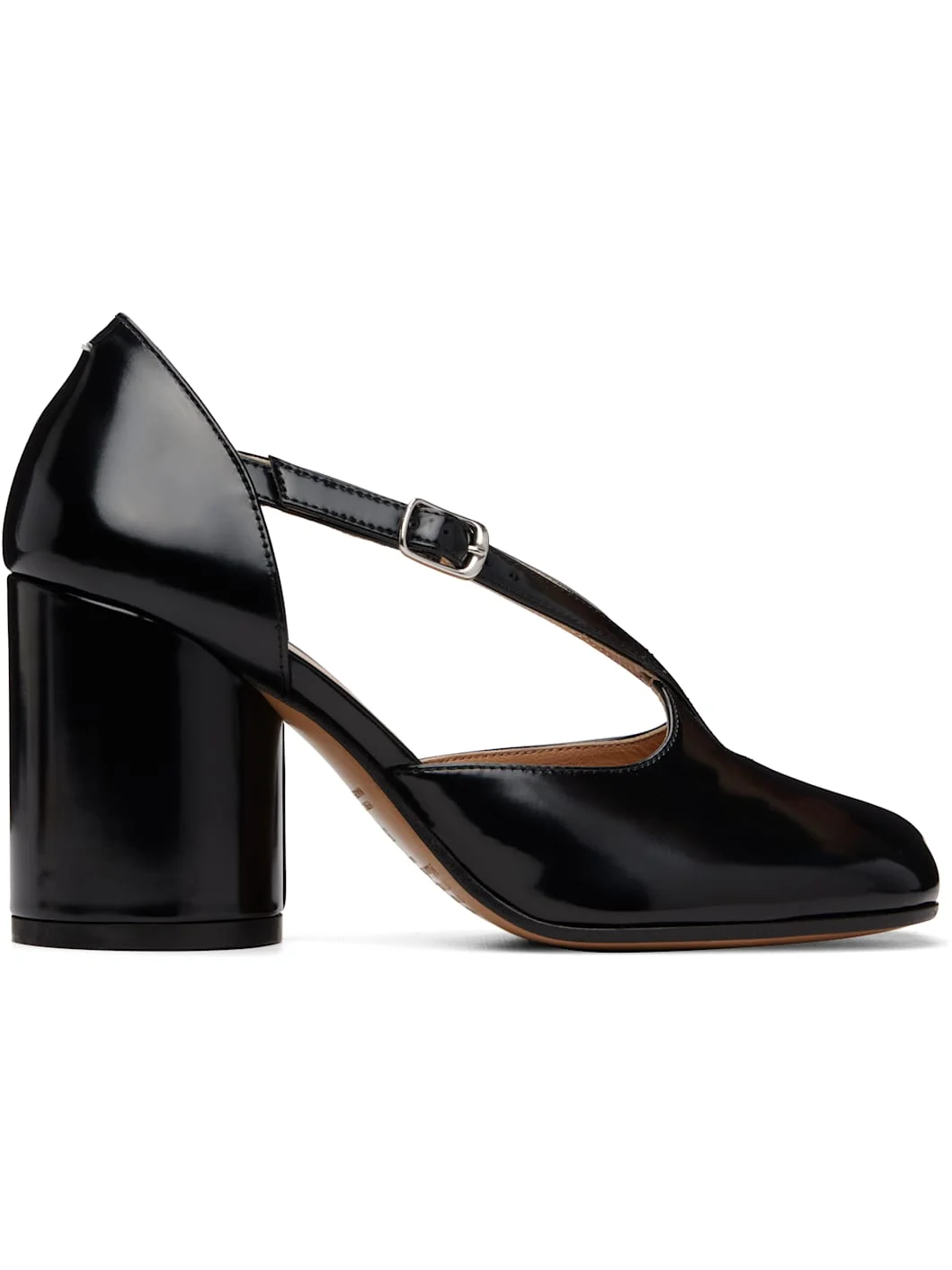 Black Tabi Décolleté Heels - 1