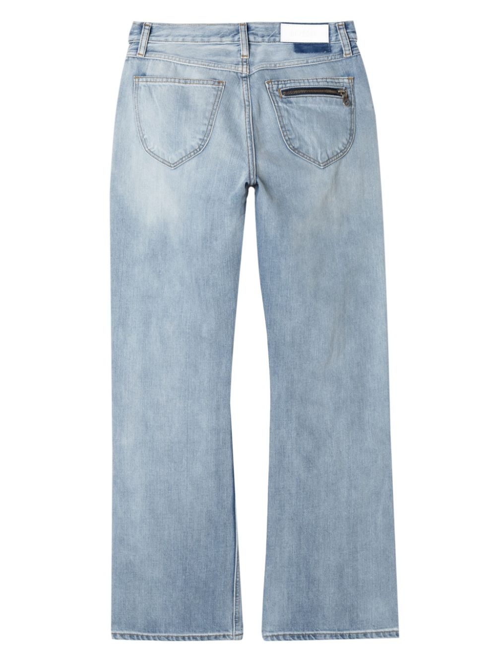 mid-rise flared jeans - 5