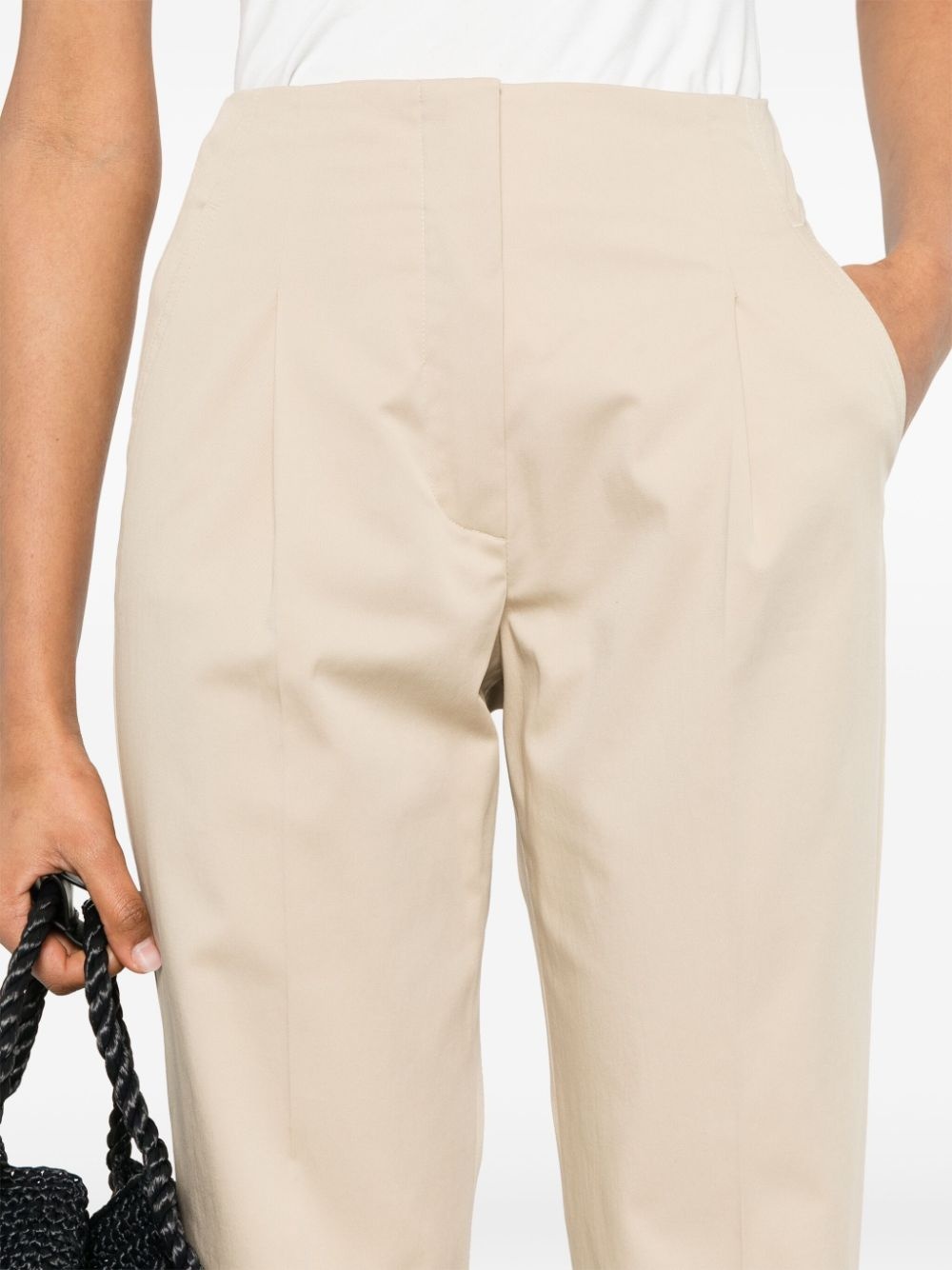 pleat-detailing trousers - 5