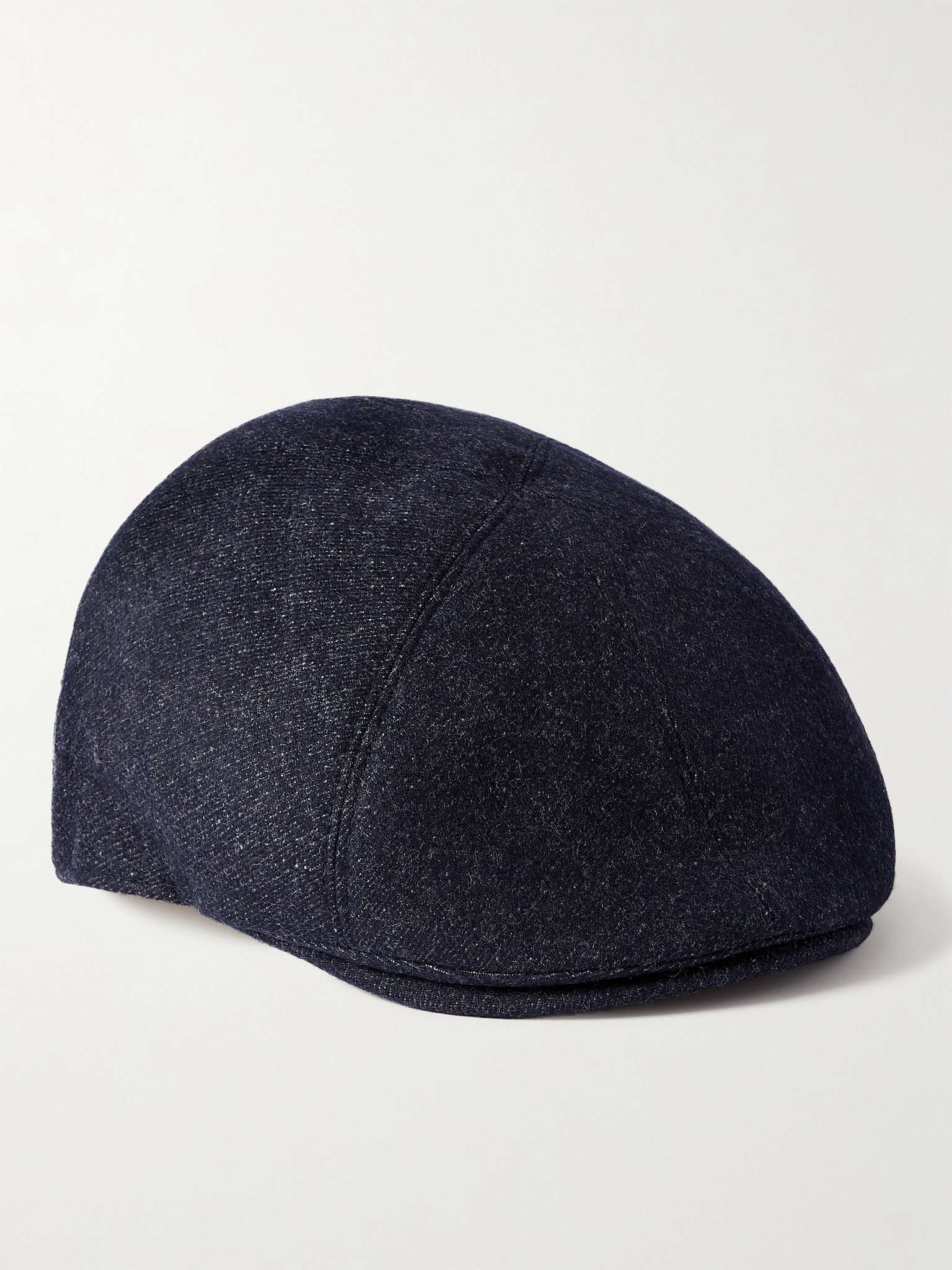 Virgin Wool and Cashmere-Blend Flat Cap - 1