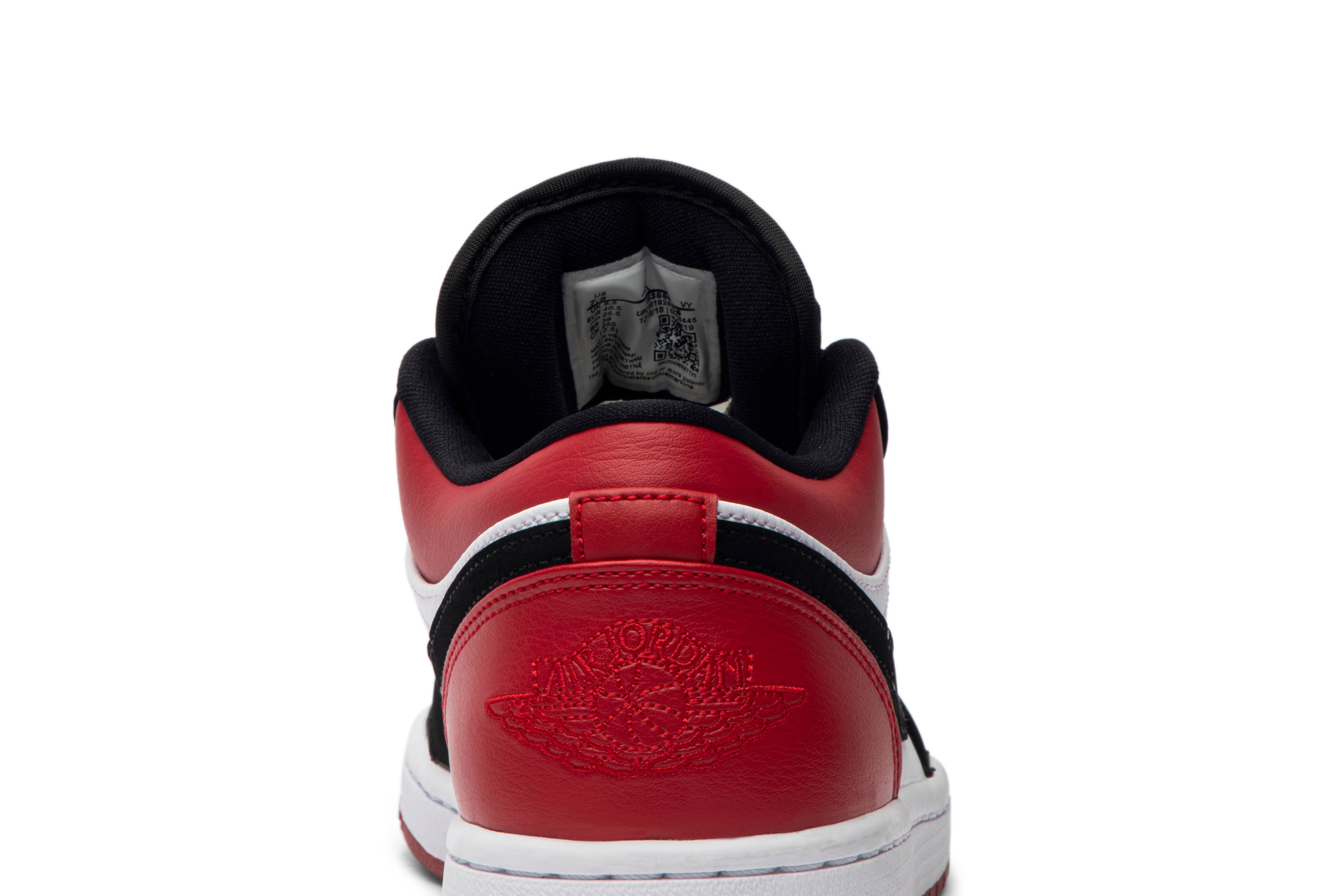 Air Jordan 1 Low 'Black Toe' - 7
