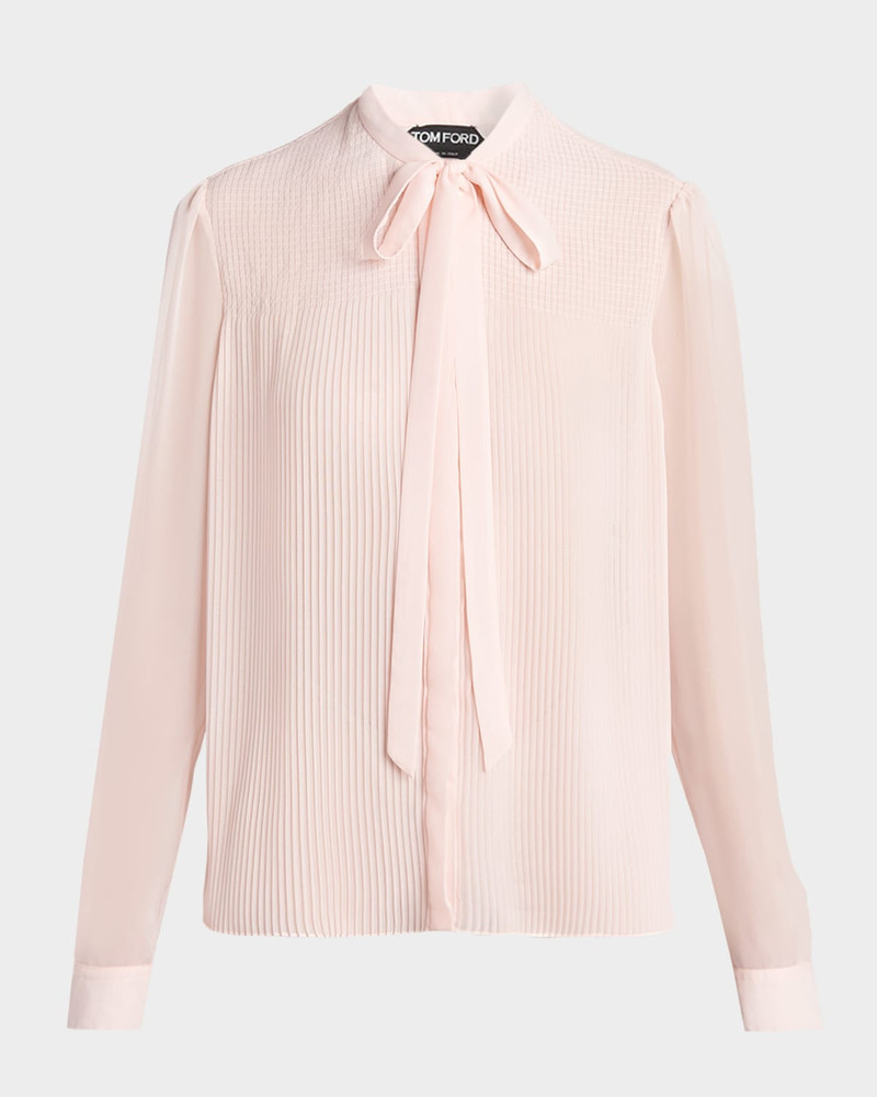 Chiffon Micro Pleated Top 1