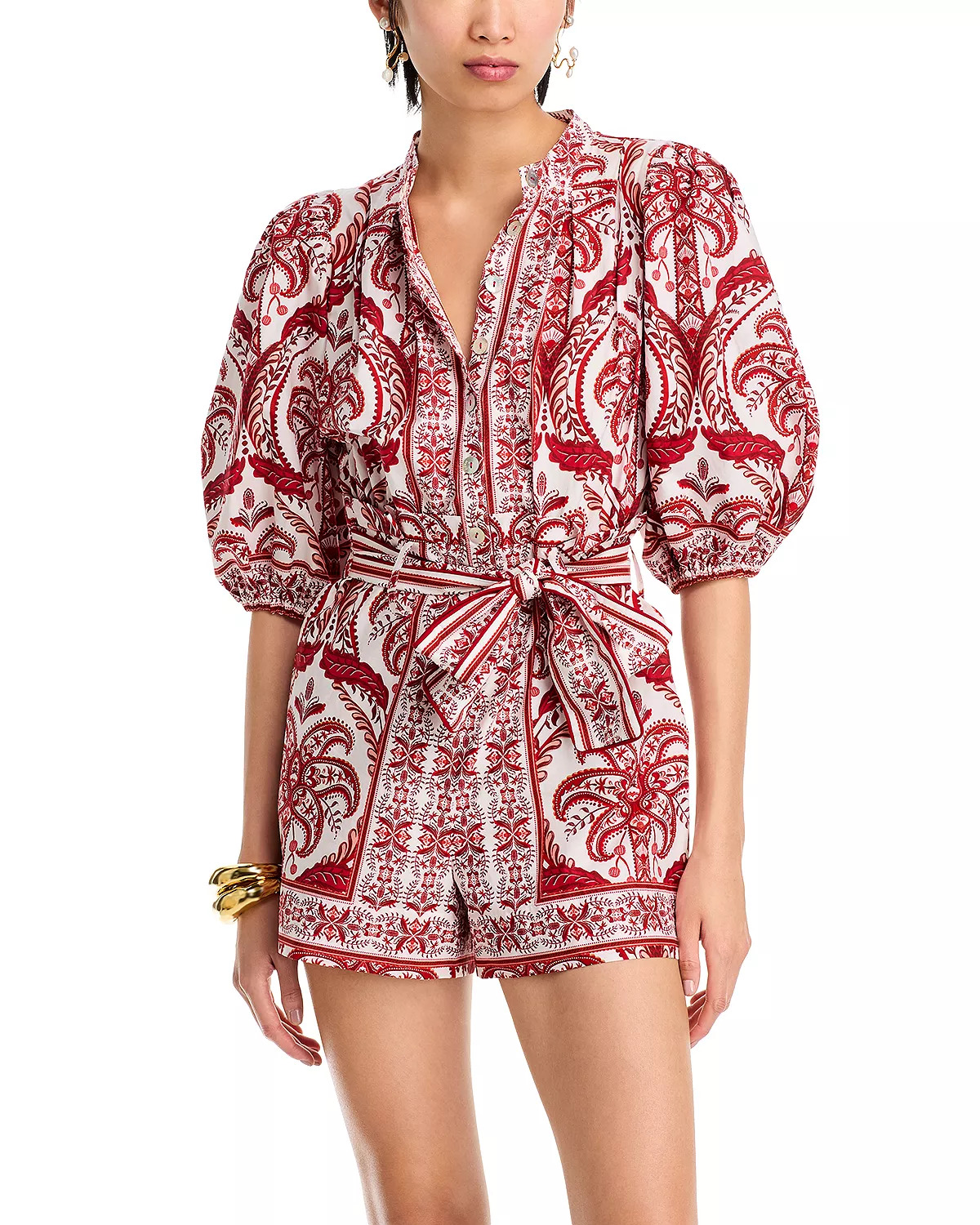 Tropical Cameo Romper - 1