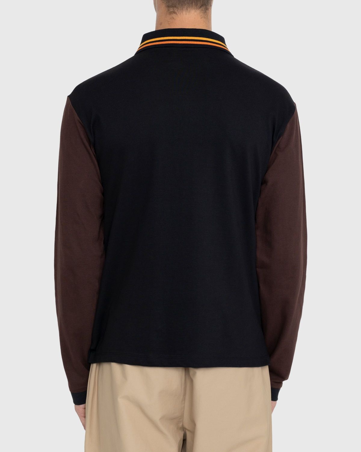 Ahluwalia – Mae Long-Sleeve Polo Brown - 4