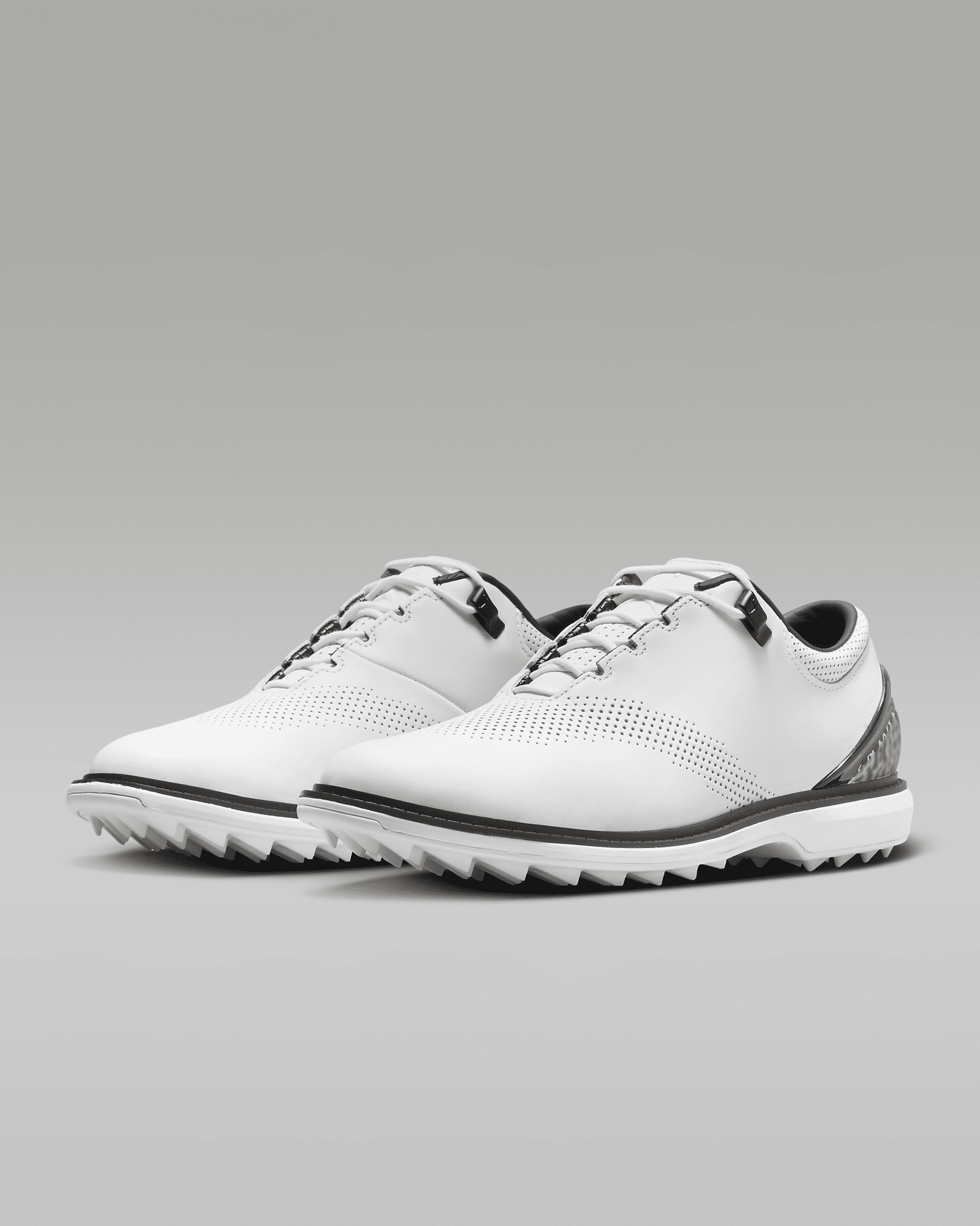 Nike Jordan ADG 4 Low Mens Golf Shoes White DM0103-105 VNDS Sz 7.5 Nike Air Jordan ADG 4 Golf Shoes White/White/Black - Carl main image 3