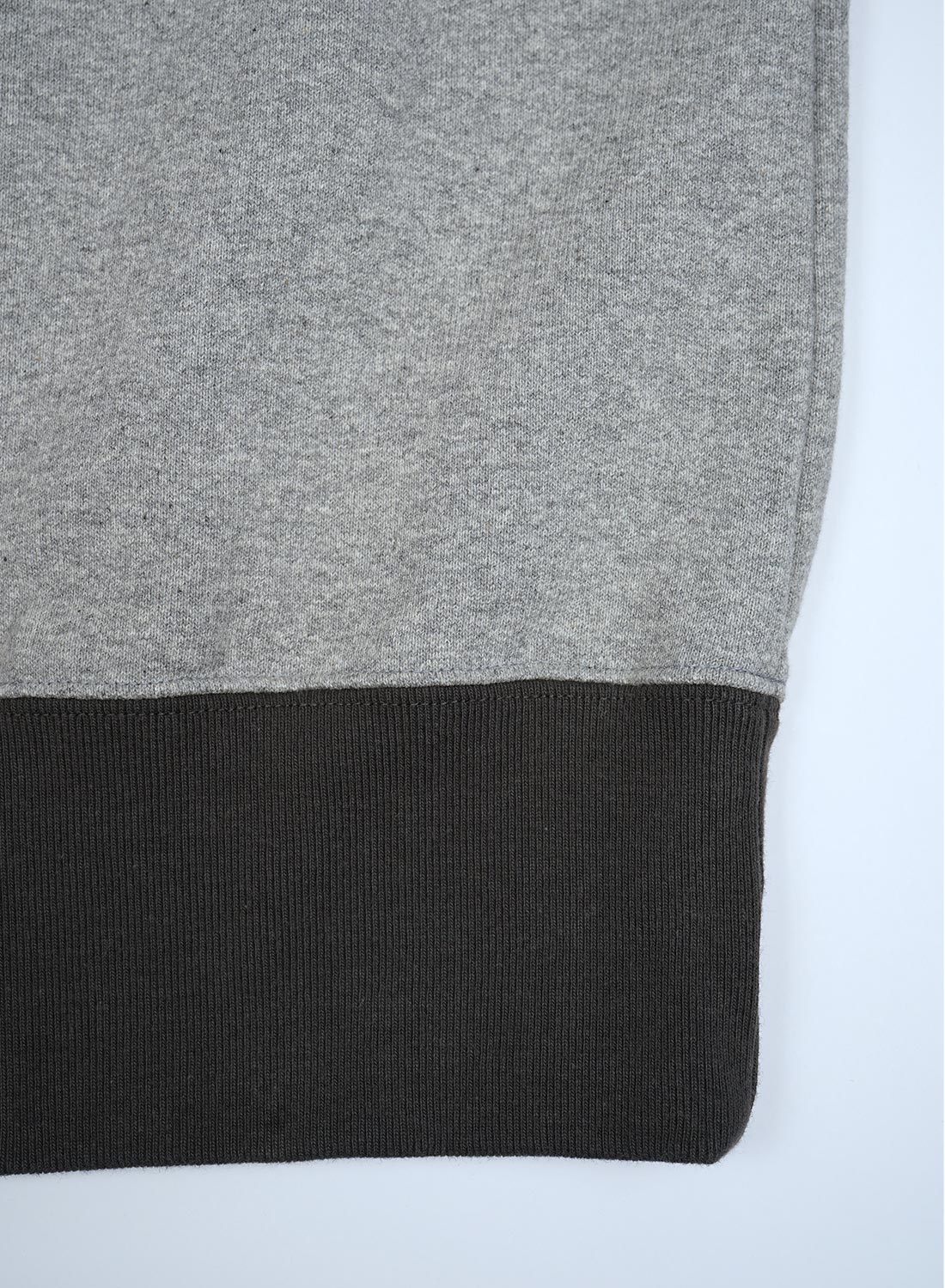 Zip Up Pullover Sweat Shirt in Grey - 5