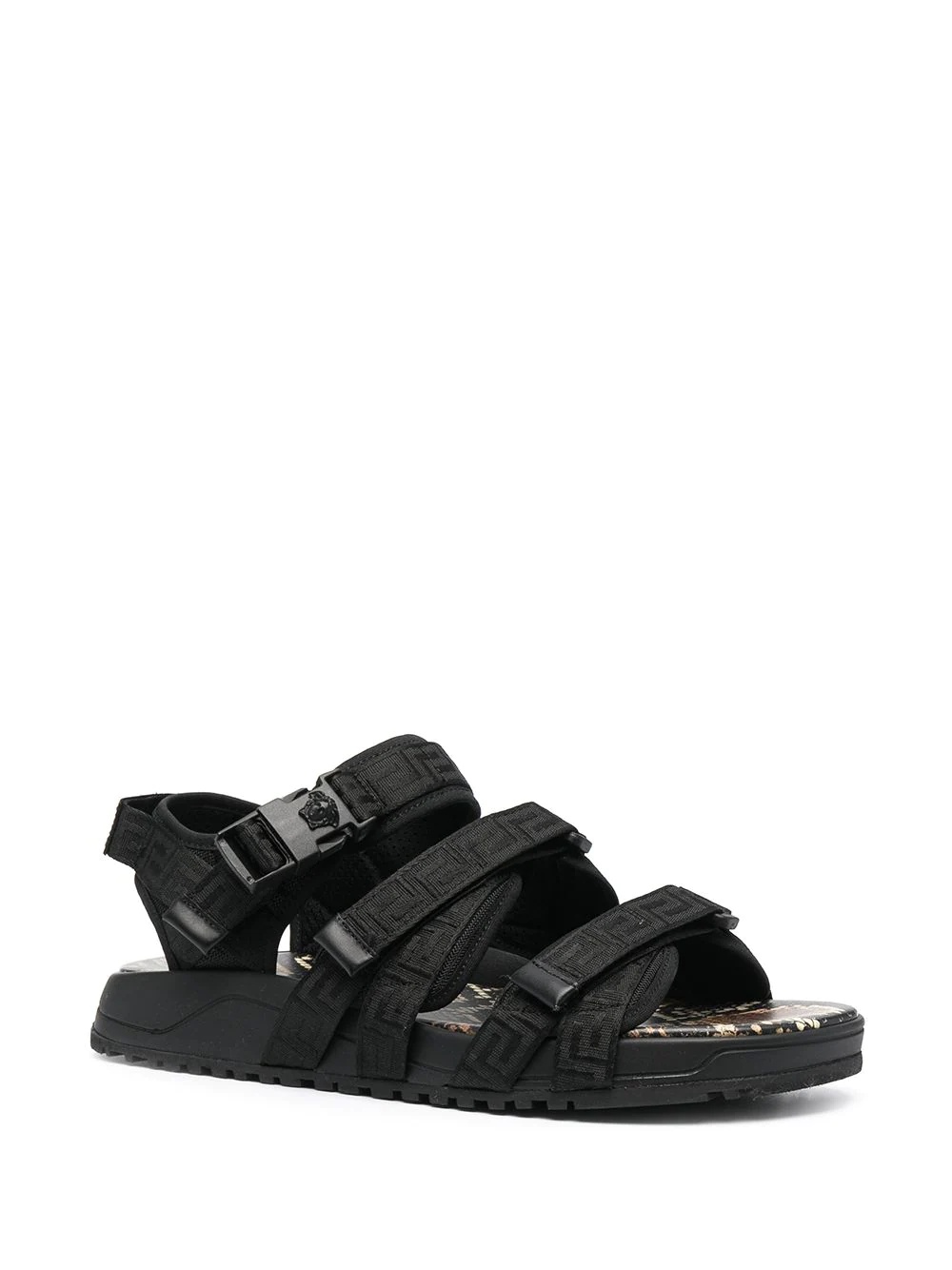 Graecia snake-print leather sandals - 2